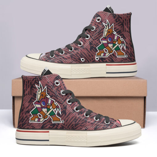 Arizona Coyotes High Top Canvas Shoes Special Edition