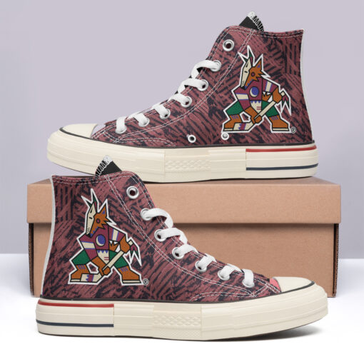 Arizona Coyotes High Top Canvas Shoes Special Edition