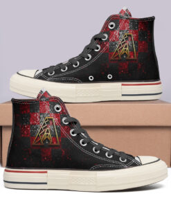 Arizona Diamondbacks High Top Canvas Shoes Special Edition