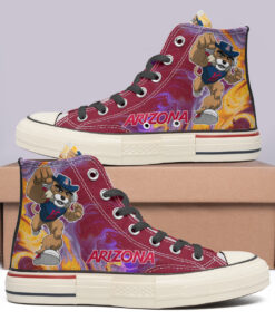 Arizona Wildcats High Top Canvas Shoes Special Edition