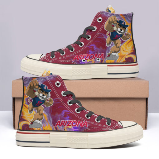 Arizona Wildcats High Top Canvas Shoes Special Edition