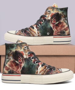 Attack On Titan High Top Canvas Shoes Special Edition