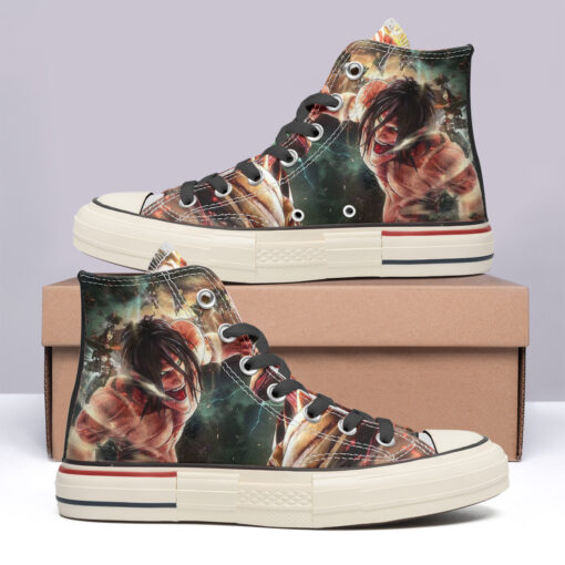 Attack On Titan High Top Canvas Shoes Special Edition