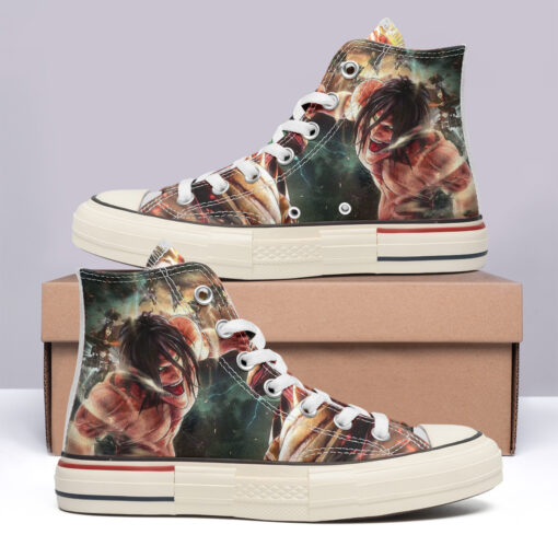 Attack On Titan High Top Canvas Shoes Special Edition