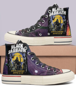 Black Sabbath High Top Canvas Shoes Special Edition