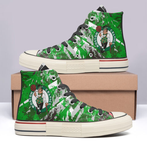 Boston Celtics High Top Canvas Shoes Special Edition