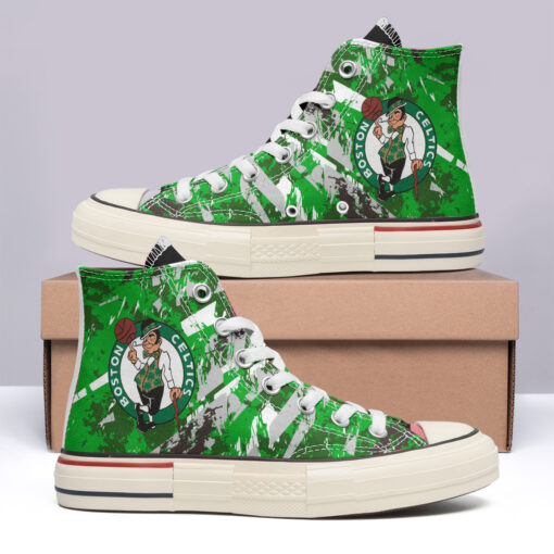 Boston Celtics High Top Canvas Shoes Special Edition