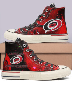 Carolina Hurricanes High Top Canvas Shoes Special Edition