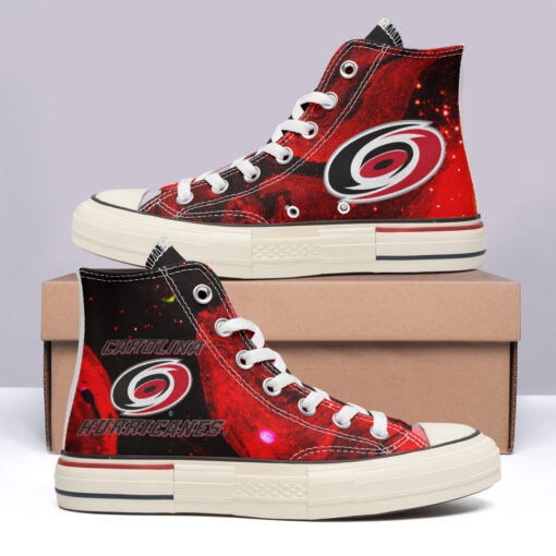 Carolina Hurricanes High Top Canvas Shoes Special Edition