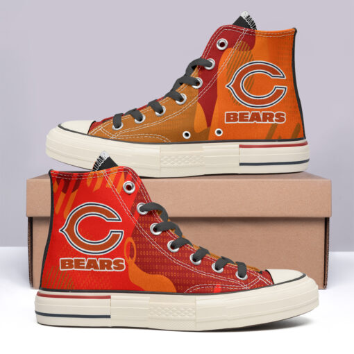 Chicago Bears High Top Canvas Shoes Special Edition