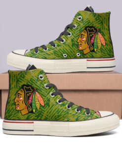 Chicago Blackhawks High Top Canvas Shoes Special Edition