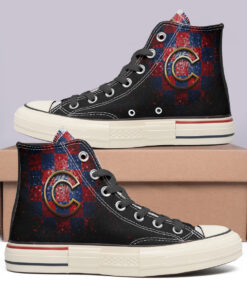 Chicago Cubs High Top Canvas Shoes Special Edition