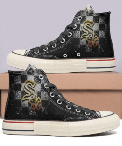 Chicago White Sox High Top Canvas Shoes Special Edition