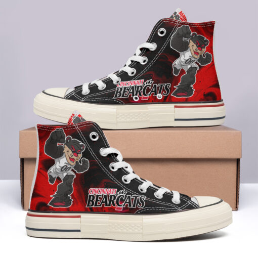 Cincinnati Bearcats High Top Canvas Shoes Special Edition