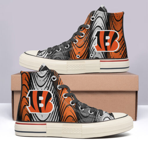 Cincinnati Bengals High Top Canvas Shoes Special Edition