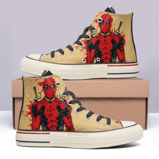 Deadpool High Top Canvas Shoes Special Edition