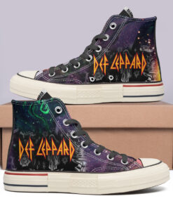 Def Leppard High Top Canvas Shoes Special Edition