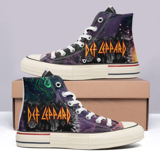 Def Leppard High Top Canvas Shoes Special Edition