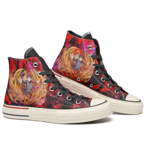 Gaara-Naruto Shippuden High Top Canvas Shoes Special Edition