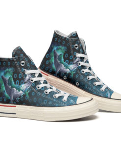 Galaxy Whale High Top Canvas Shoes Special Edition