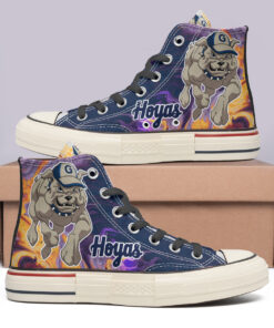 Georgetown Hoyas High Top Canvas Shoes Special Edition