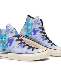 Happy Fairy Tail High Top Canvas Shoes Special Edition