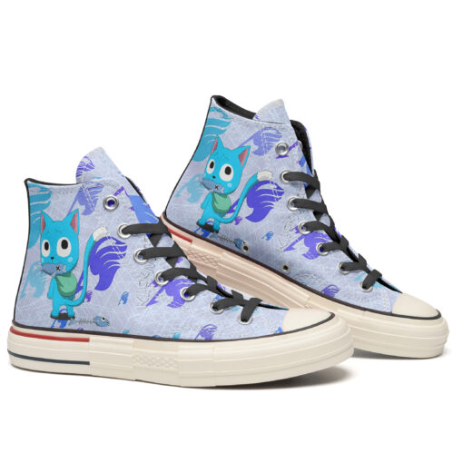 Happy Fairy Tail High Top Canvas Shoes Special Edition