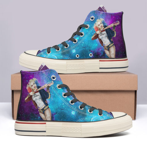 Harley Quinn High Top Canvas Shoes Special Edition