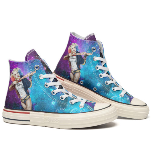 Harley Quinn High Top Canvas Shoes Special Edition