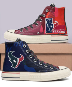 Houston Texans High Top Canvas Shoes Special Edition