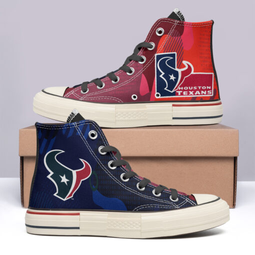 Houston Texans High Top Canvas Shoes Special Edition