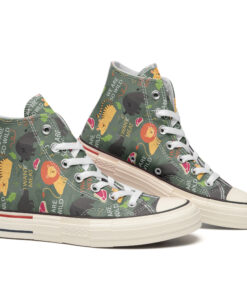 I Love The Jungle High Top Canvas Shoes Special Edition