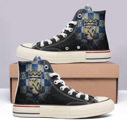 Kansas City Royals High Top Canvas Shoes Special Edition