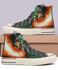 Kimetsu No Yaiba High Top Canvas Shoes Special Edition