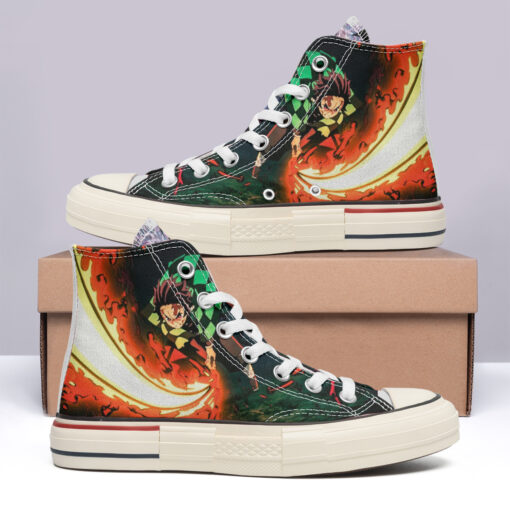 Kimetsu No Yaiba High Top Canvas Shoes Special Edition