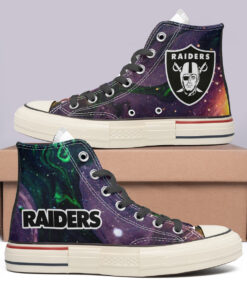 Las Vegas Raiders High Top Canvas Shoes Special Edition