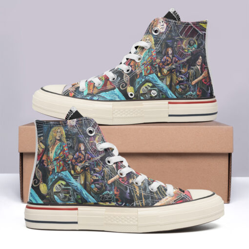 Led Zeppelin High Top Canvas Shoes Special Edition