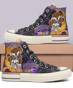 Lsu Tigers High Top Canvas Shoes Special Edition