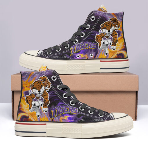 Lsu Tigers High Top Canvas Shoes Special Edition