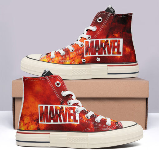 Marvel Logo High Top Canvas Shoes Special Edition