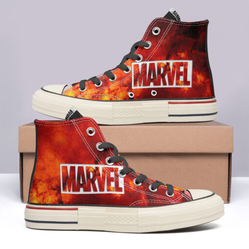 Marvel Logo High Top Canvas Shoes Special Edition