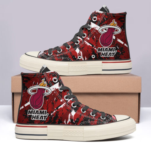 Miami Heat High Top Canvas Shoes Special Edition