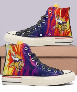 Minnesota Vikings High Top Canvas Shoes Special Edition