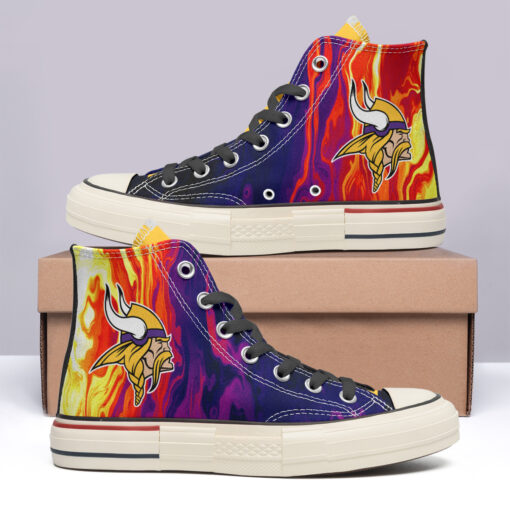 Minnesota Vikings High Top Canvas Shoes Special Edition