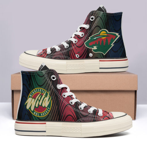 Minnesota Wild High Top Canvas Shoes Special Edition