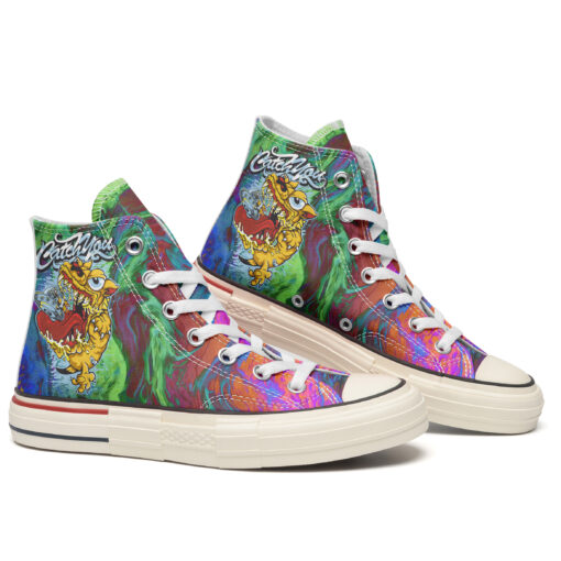 Monster Catch You High Top Canvas Shoes Special Edition