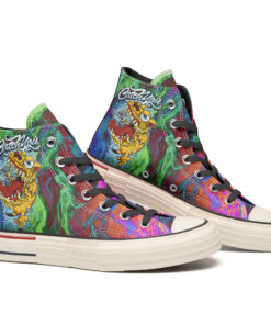 Monster Catch You High Top Canvas Shoes Special Edition