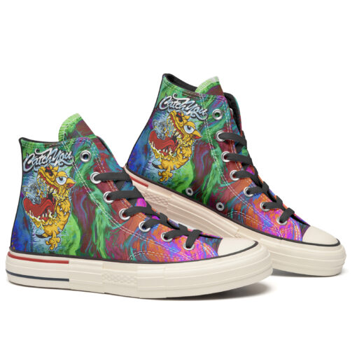 Monster Catch You High Top Canvas Shoes Special Edition