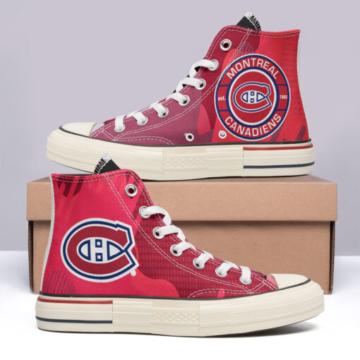 Montreal Canadiens High Top Canvas Shoes Special Edition