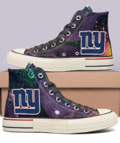 New York Giants High Top Canvas Shoes Special Edition